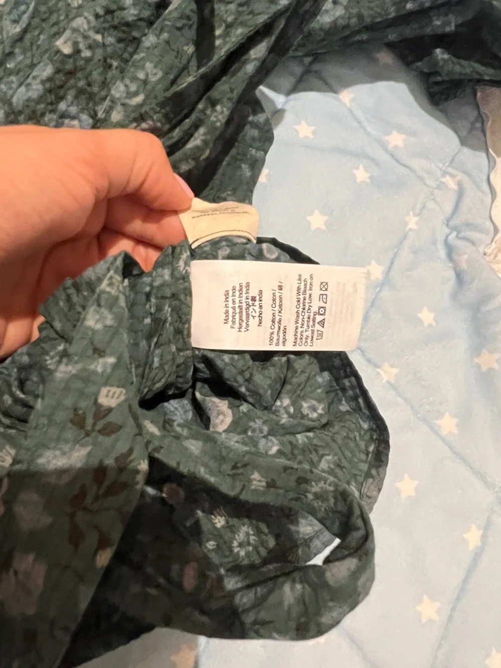 Madewell Woodland Floral Seersucker Sweetheart Wrap Top XS like new